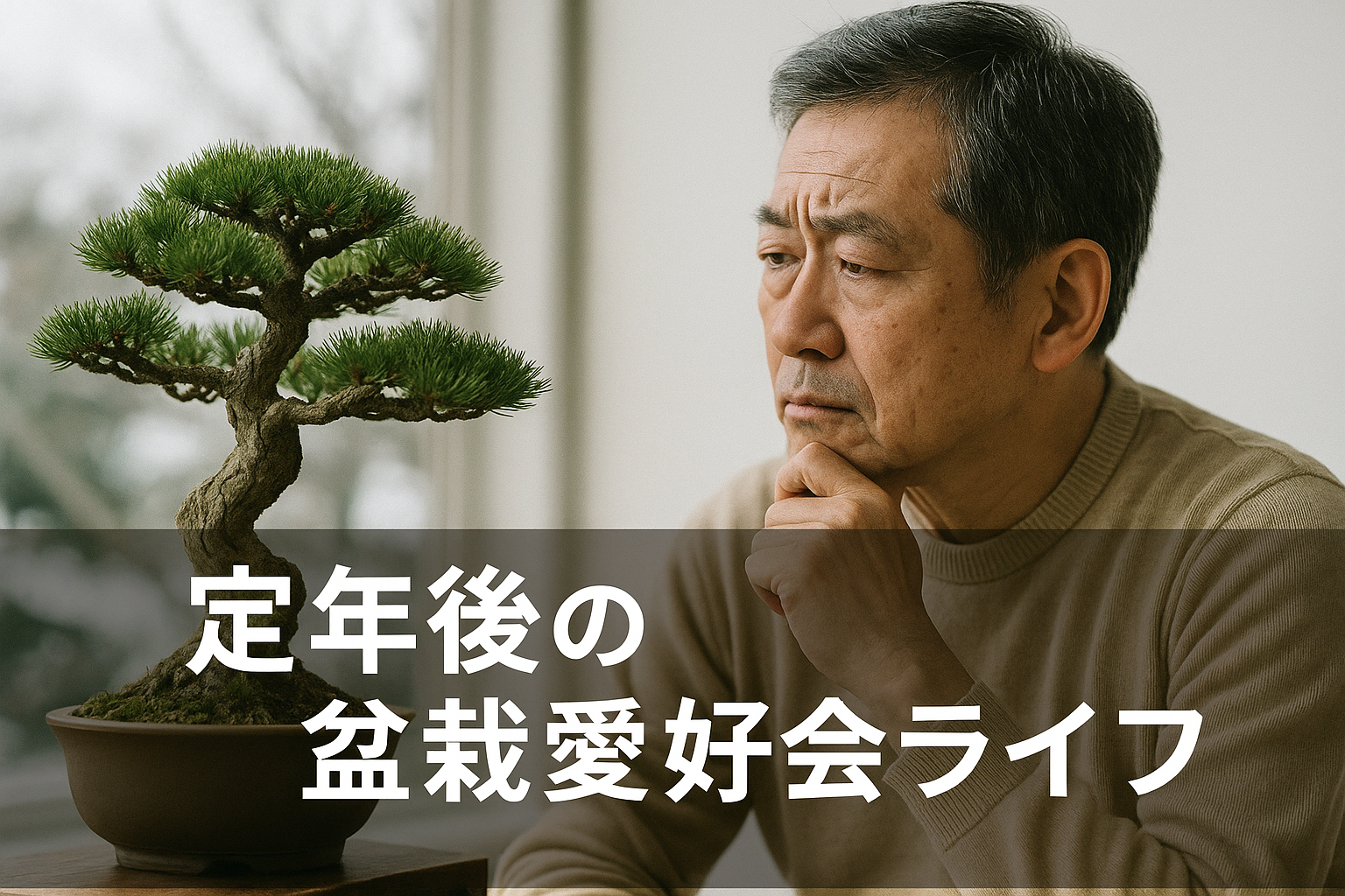 定年後の盆栽愛好会ライフ|新たな人生の扉を開いた60代からの挑戦